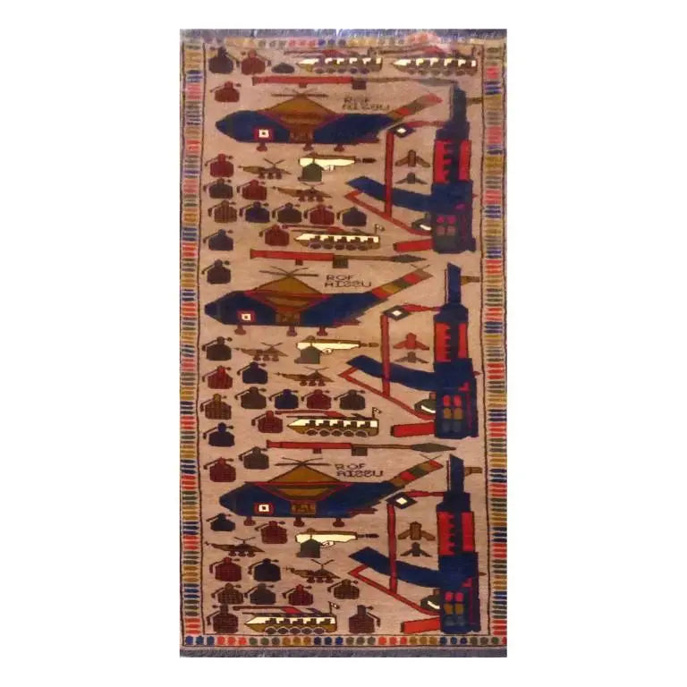 One Of The Kind Pakistani Hand-Knotted Rug 2'4" x 8'4"